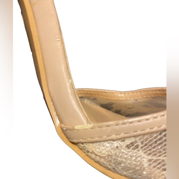 Nude high heels with laces - Picture 5 of 8